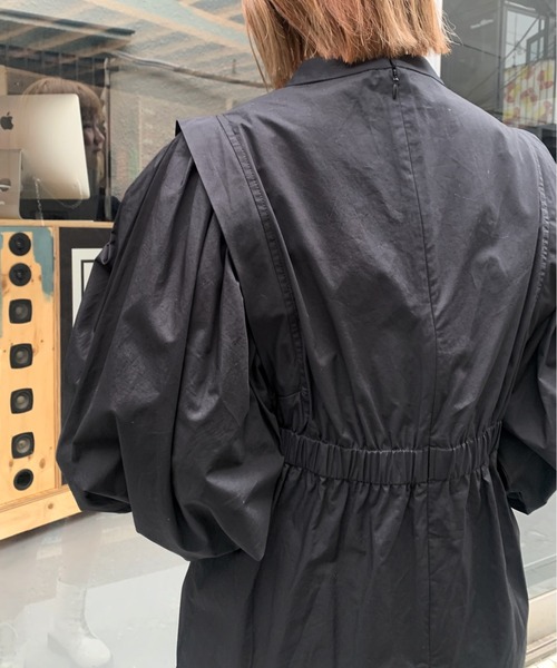 WHO'S WHO gallery（フーズフーギャラリー）の「アソートペザントスリーブミニワンピ（シャツワンピース・レディース・ブルー/ホワイト系その他/ブラック/オフホワイト/ブラック系その他2/ブラック系その他・FREE）」の20枚目の写真