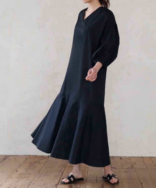 セール ギャザーボリューム袖マーメイドロング丈ワンピース ワンピース Elfrank エルフランク のファッション通販 Zozotown セール ギャザーボリューム袖マーメイドロング丈ワンピース ワンピース Elfrank エルフランク のファッション通販 Zozotown