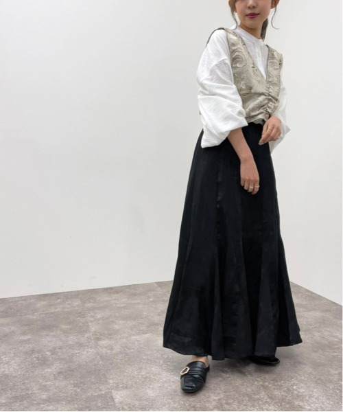 apres jour mignon(アプレジュールミニョン)の「アソートマチマーメイドスカート【ZOZOTOWN限定アイテム】(スカート・レディース・ダークブラウン/グレイッシュベージュ/ブラック/ブルー系その他/ブラック系その他/グリーン系その他・フリー/X-LARGE)」の13枚目の写真