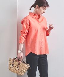 UNITED ARROWS | UBC リネン シャンブレー レギュラーカラーシャツ 21SS(シャツ/ブラウス)