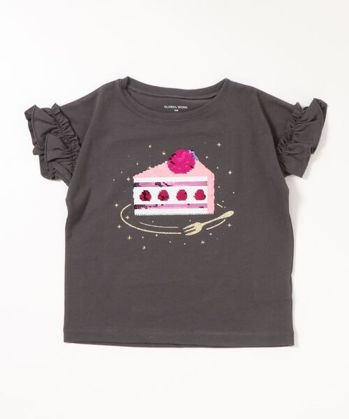 GLOBAL WORK（グローバルワーク）の「【キッズ】吸水速乾GIRLSモチーフT半袖/933569（Tシャツ/カットソー・キッズ・スカイブルー/ネイビー/オフホワイト/ダークグレー/ブルー系その他/ライトピンク/グレー系その他7/ホワイト/ホワイト系その他2/ホワイト系その他3/チャコールグレー/ライトブルー・110cm/100cm/120cm/130cm/140cm/150cm/160cm）」の14枚目の写真