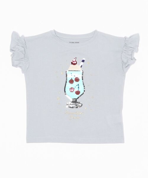 GLOBAL WORK（グローバルワーク）の「【キッズ】吸水速乾GIRLSモチーフT半袖/933569（Tシャツ/カットソー・キッズ・スカイブルー/ネイビー/オフホワイト/ダークグレー/ブルー系その他/ライトピンク/グレー系その他7/ホワイト/ホワイト系その他2/ホワイト系その他3/チャコールグレー/ライトブルー・110cm/100cm/120cm/130cm/140cm/150cm/160cm）」の15枚目の写真