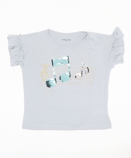 GLOBAL WORK（グローバルワーク）の「【キッズ】吸水速乾GIRLSモチーフT半袖/933569（Tシャツ/カットソー・キッズ・スカイブルー/ネイビー/オフホワイト/ダークグレー/ブルー系その他/ライトピンク/グレー系その他7/ホワイト/ホワイト系その他2/ホワイト系その他3/チャコールグレー/ライトブルー・110cm/100cm/120cm/130cm/140cm/150cm/160cm）」の16枚目の写真