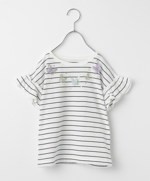 GLOBAL WORK（グローバルワーク）の「【キッズ】吸水速乾GIRLSモチーフT半袖/933569（Tシャツ/カットソー・キッズ・スカイブルー/ネイビー/オフホワイト/ダークグレー/ブルー系その他/ライトピンク/グレー系その他7/ホワイト/ホワイト系その他2/ホワイト系その他3/チャコールグレー/ライトブルー・110cm/100cm/120cm/130cm/140cm/150cm/160cm）」の5枚目の写真