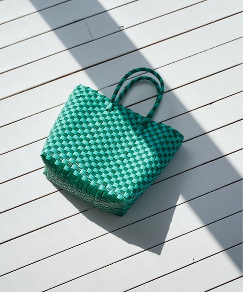 RIVE DROITE(リヴドロワ)の「【Lalo(ラロ)】カラープラカゴバッグ(かごバッグ・レディース・グリーン/レッド・FREE)」の2枚目の写真