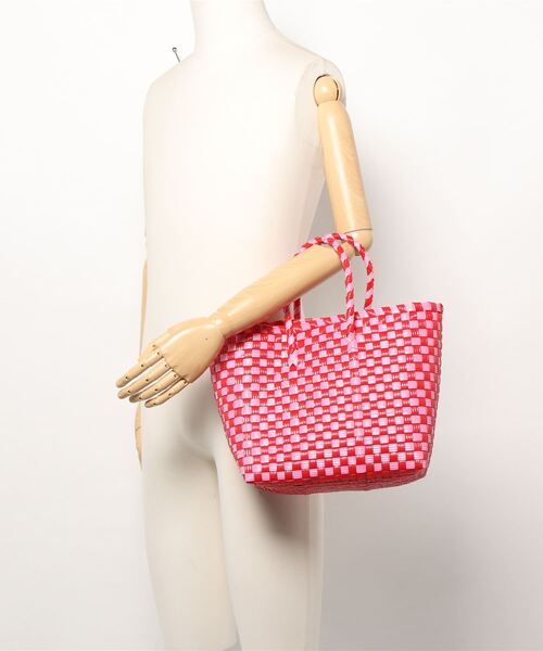 RIVE DROITE(リヴドロワ)の「【Lalo(ラロ)】カラープラカゴバッグ(かごバッグ・レディース・グリーン/レッド・FREE)」の10枚目の写真