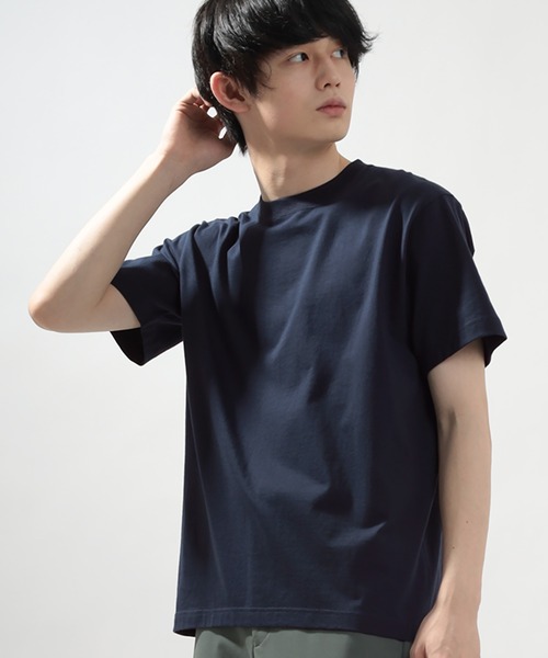 HANES(ヘインズ)の「【Hanes/ヘインズ】 BEEFY-T クルーネック Tシャツ ユニセックス/半袖/無地/2枚セット(Tシャツ/カットソー・メンズ・ネイビー/ホワイト/ブラック/グレー・XL/L/M)」の13枚目の写真