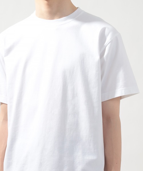 HANES(ヘインズ)の「【Hanes/ヘインズ】 BEEFY-T クルーネック Tシャツ ユニセックス/半袖/無地/2枚セット(Tシャツ/カットソー・メンズ・ネイビー/ホワイト/ブラック/グレー・XL/L/M)」の15枚目の写真