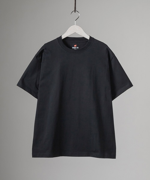 HANES(ヘインズ)の「【Hanes/ヘインズ】 BEEFY-T クルーネック Tシャツ ユニセックス/半袖/無地/2枚セット(Tシャツ/カットソー・メンズ・ネイビー/ホワイト/ブラック/グレー・XL/L/M)」の21枚目の写真