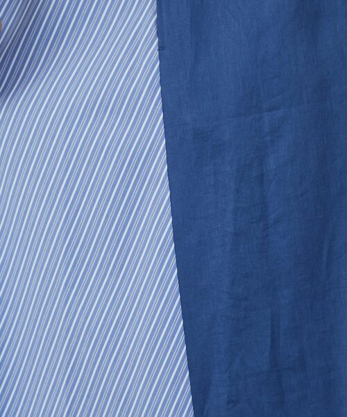 LOISIR（ロワズィール）の「異素材コンビシャツワンピース（シャツワンピース・レディース・ブルー系その他/ブラック/ホワイト系その他・FREE）」の13枚目の写真