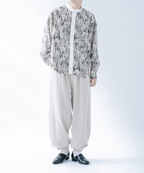 epnok（エプノック）の「クレリックルーズ柄シャツ（シャツ/ブラウス・メンズ・ベージュ/オレンジ/グレー・SMALL/MEDIUM/LARGE）」の9枚目の写真