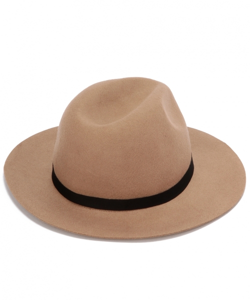 Another Edition(アナザーエディション)の「中折れリボンツバ広ハット/ AE ナカオレ RBNツバヒロHAT(ハット・レディース・ブラック/ベージュ/ナチュラル/ブラウン・フリー)」の6枚目の写真