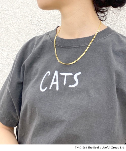 GOOD ROCK SPEED(グッドロックスピード)の「CAT'S TEE02(Tシャツ/カットソー・レディース・ブラック・FREE)」の1枚目の写真
