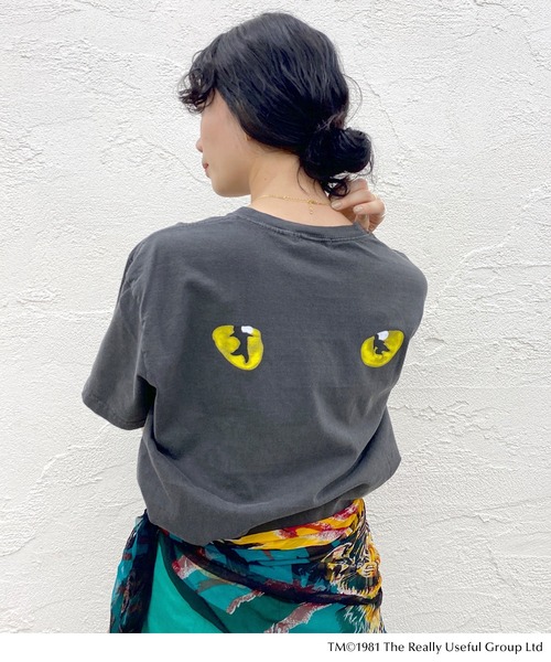 GOOD ROCK SPEED(グッドロックスピード)の「CAT'S TEE02(Tシャツ/カットソー・レディース・ブラック・FREE)」の2枚目の写真