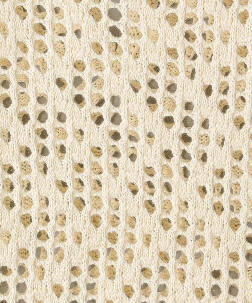 BEAUTY&YOUTH UNITED ARROWS(ビューティーアンドユースユナイテッドアローズ)の「BY クロシェットクルーネックニットベスト -ウォッシャブル-(ニット/セーター・レディース・ブラック/オフホワイト・FREE)」の18枚目の写真