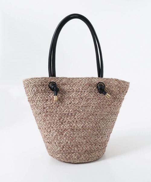 URBAN RESEARCH ROSSO（アーバンリサーチロッソ）の「VIOLAd’ORO　ノットハンドルラフィアトート（かごバッグ・レディース・ライトブラウン・-）」の6枚目の写真