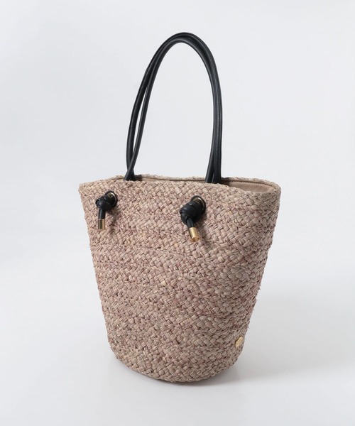 URBAN RESEARCH ROSSO（アーバンリサーチロッソ）の「VIOLAd’ORO　ノットハンドルラフィアトート（かごバッグ・レディース・ライトブラウン・-）」の5枚目の写真
