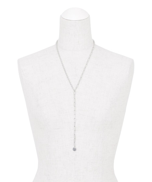 Figments（フィグメンツ）の「ケーブル&ボールチェーンネックレス（ネックレス・レディース・シルバー・FREE）」の9枚目の写真