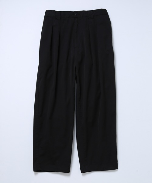 ADAM ET ROPE'（アダムエロペ）の「《WEB限定》ルーズ2タック ワイドテーパードアンクルパンツ/UNISEX（その他パンツ・メンズ・ホワイト/ブラック/ピンク系その他/カーキ系・S/M/L）」の15枚目の写真