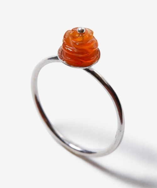 rehacer(レアセル)の「rehacer : Natural Stone Point Ring / ナチュラルストーン ポイント リング(リング・レディース・ホワイト/パープル/ネイビー/ピンク/イエロー/オレンジ/グリーン・FREE)」の7枚目の写真