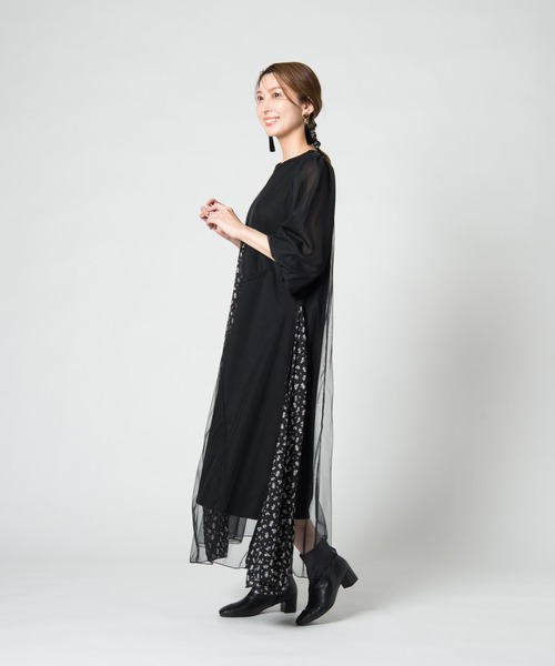 LAYMEE（レイミー）の「Heath OP / ヒースワンピース（ワンピース・レディース・ホワイト/ブラック/グリーン・FREE）」の6枚目の写真