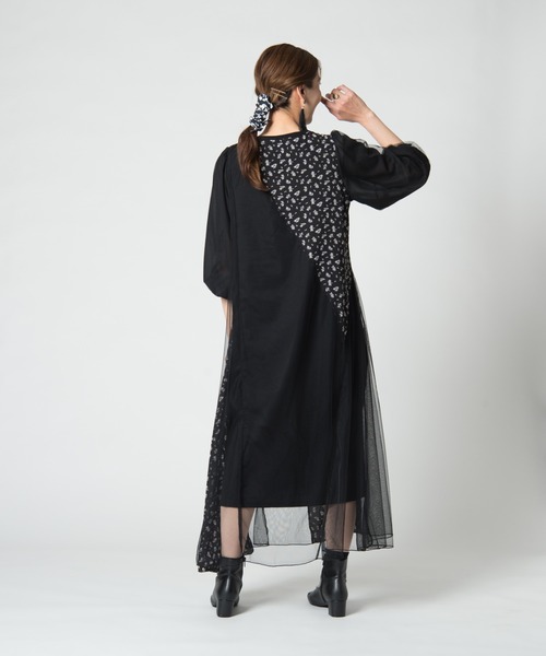 LAYMEE（レイミー）の「Heath OP / ヒースワンピース（ワンピース・レディース・ホワイト/ブラック/グリーン・FREE）」の7枚目の写真