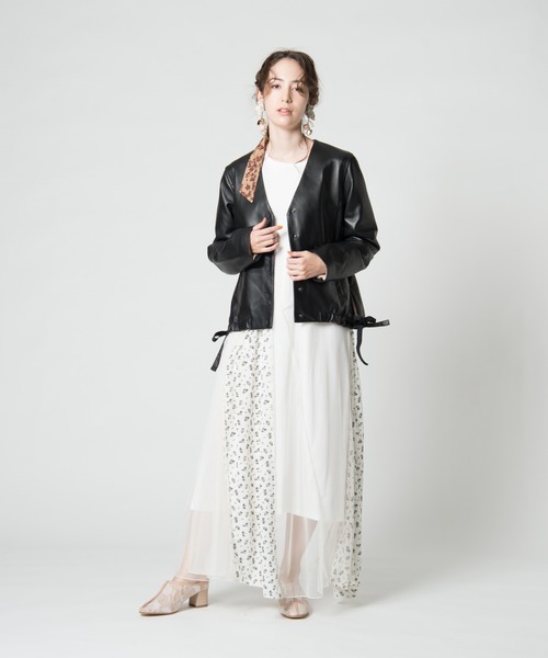 LAYMEE（レイミー）の「Heath OP / ヒースワンピース（ワンピース・レディース・ホワイト/ブラック/グリーン・FREE）」の17枚目の写真