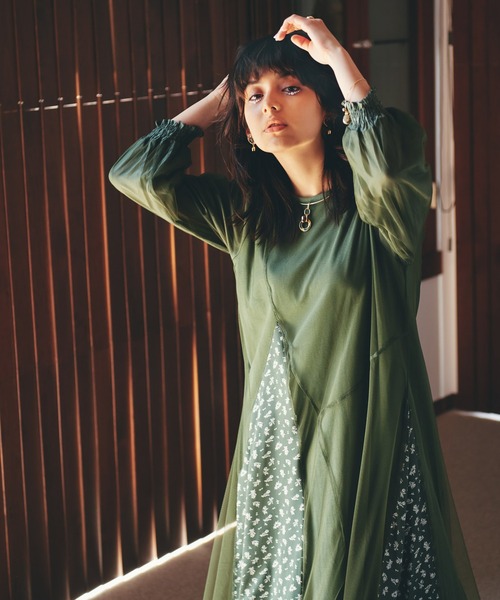 LAYMEE（レイミー）の「Heath OP / ヒースワンピース（ワンピース・レディース・ホワイト/ブラック/グリーン・FREE）」の20枚目の写真