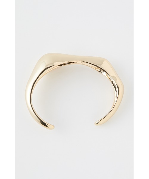 SLY（スライ）の「UNIQUE METAL BANGLE/メタルバングル（バングル/リストバンド・レディース・シルバー/ゴールド・FREE）」の2枚目の写真