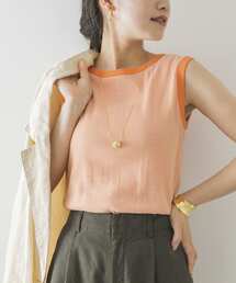 URBAN RESEARCH | 【別注】Miller×URBAN RESEARCH　ボーダーノースリーブカットソー(Tシャツ/カットソー)