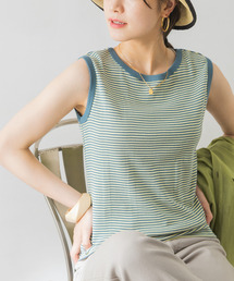 URBAN RESEARCH | 【別注】Miller×URBAN RESEARCH　ボーダーノースリーブカットソー(Tシャツ/カットソー)