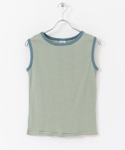 URBAN RESEARCH（アーバンリサーチ）の「『別注』Miller×URBAN RESEARCH　ボーダーノースリーブカットソー（Tシャツ/カットソー・レディース・オレンジ/ブルー/ブラウン・FREE）」の15枚目の写真