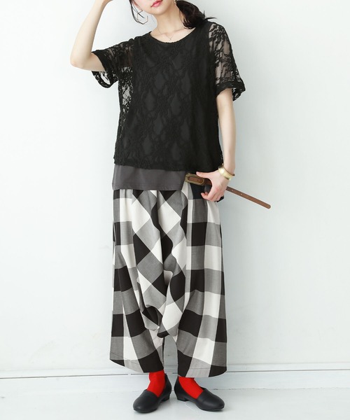 osharewalker（オシャレウォーカー）の「【廃盤】『総柄コットンサルエルパンツ』（その他パンツ・レディース・チェック/ドット・FREE）」の15枚目の写真