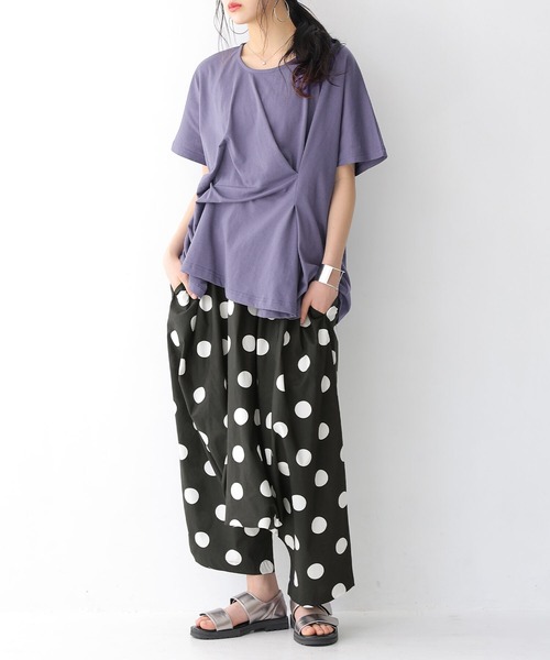 osharewalker（オシャレウォーカー）の「【廃盤】『総柄コットンサルエルパンツ』（その他パンツ・レディース・チェック/ドット・FREE）」の7枚目の写真