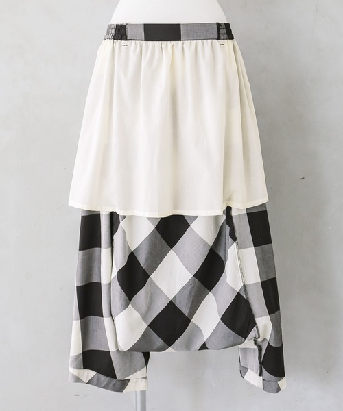 osharewalker（オシャレウォーカー）の「【廃盤】『総柄コットンサルエルパンツ』（その他パンツ・レディース・チェック/ドット・FREE）」の3枚目の写真