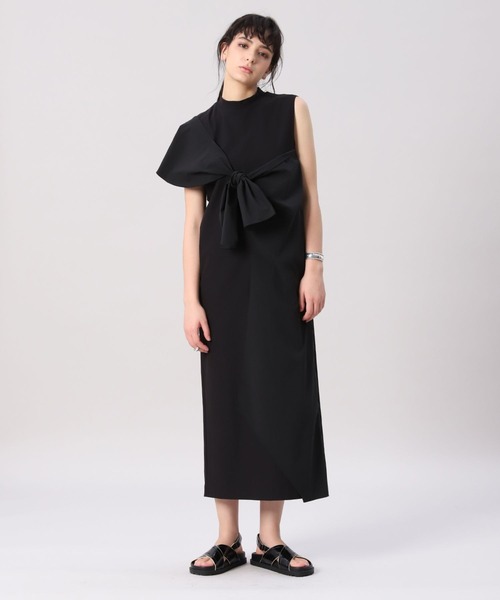 Luftrobe(ルフトローブ)の「《Luftrobe》アシンメトリーカットドレス(ワンピース・レディース・ブラック・9号)」の9枚目の写真