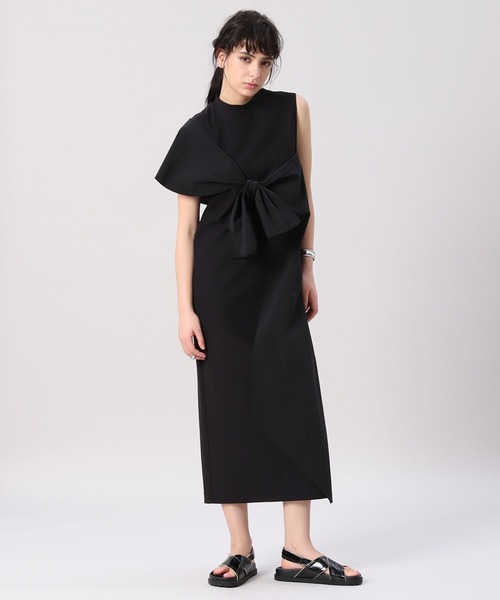 Luftrobe(ルフトローブ)の「《Luftrobe》アシンメトリーカットドレス(ワンピース・レディース・ブラック・9号)」の6枚目の写真