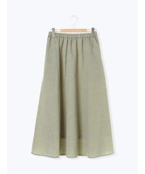 ehka sopo(エヘカソポ)の「小花柄&ドット柄アソートギャザースカート(スカート・レディース・イエロー/ブラック/ミント/ブラウン・フリ-)」の20枚目の写真