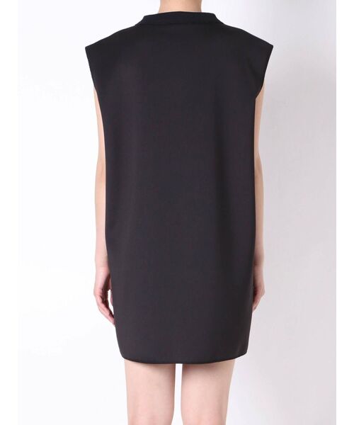 EMODA（エモダ）の「ワイドショルダーショートワンピース（ワンピース・レディース・ブラック/オレンジ/グリーン/マスタード・FREE）」の6枚目の写真