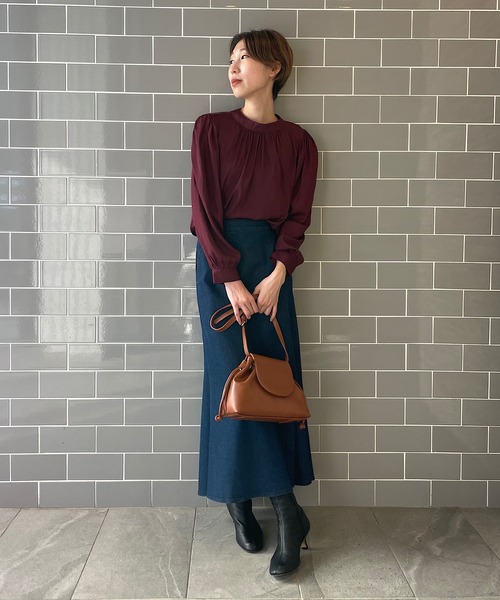 un dix cors（アンディコール）の「お洒落女子必見　マーメイドデニムスカート（デニムスカート・レディース・ネイビー/ブルー・38/36）」の12枚目の写真