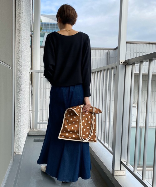 un dix cors（アンディコール）の「お洒落女子必見　マーメイドデニムスカート（デニムスカート・レディース・ネイビー/ブルー・38/36）」の9枚目の写真