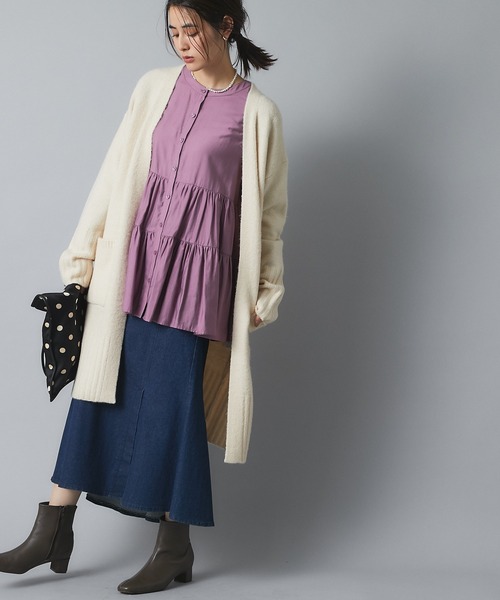 un dix cors（アンディコール）の「お洒落女子必見　マーメイドデニムスカート（デニムスカート・レディース・ネイビー/ブルー・38/36）」の13枚目の写真