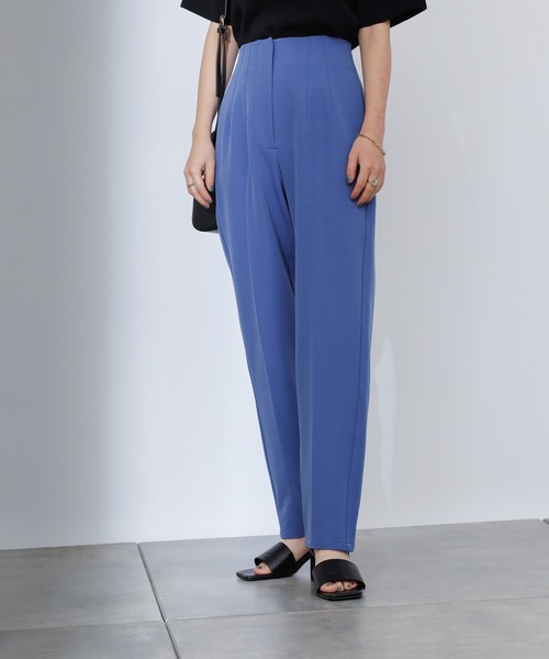 COLONY 2139（コロニートゥーワンスリーナイン）の「ストレッチイージーケアパンツ(テーパード)（その他パンツ・レディース・ブラック/グリーン/ブルー/パープル/チャコールグレー・SMALL/MEDIUM/LARGE）」の4枚目の写真