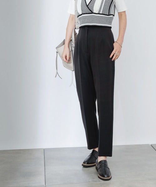 COLONY 2139（コロニートゥーワンスリーナイン）の「ストレッチイージーケアパンツ(テーパード)（その他パンツ・レディース・ブラック/グリーン/ブルー/パープル/チャコールグレー・SMALL/MEDIUM/LARGE）」の2枚目の写真