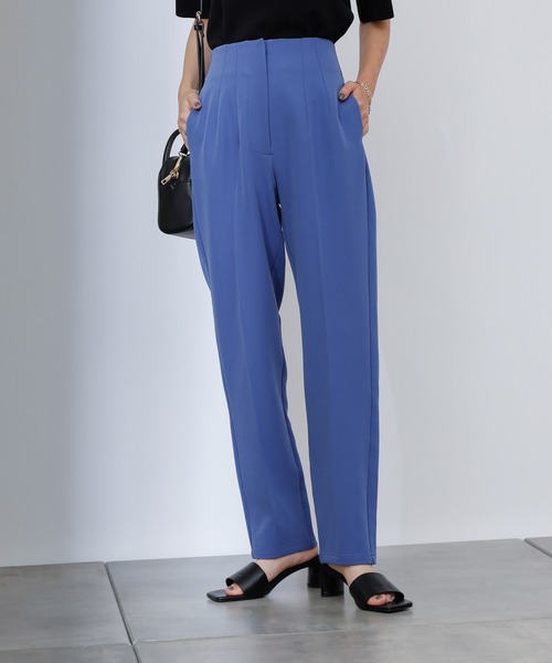 COLONY 2139（コロニートゥーワンスリーナイン）の「ストレッチイージーケアパンツ(テーパード)（その他パンツ・レディース・ブラック/グリーン/ブルー/パープル/チャコールグレー・SMALL/MEDIUM/LARGE）」の15枚目の写真