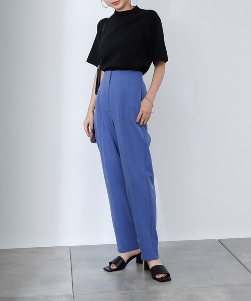 COLONY 2139（コロニートゥーワンスリーナイン）の「ストレッチイージーケアパンツ(テーパード)（その他パンツ・レディース・ブラック/グリーン/ブルー/パープル/チャコールグレー・SMALL/MEDIUM/LARGE）」の18枚目の写真