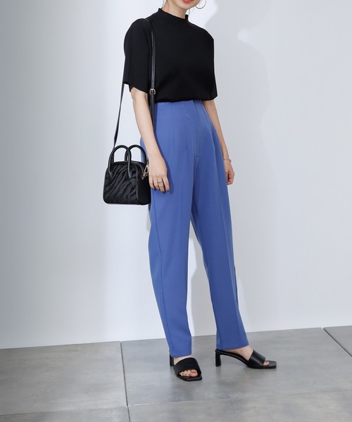 COLONY 2139（コロニートゥーワンスリーナイン）の「ストレッチイージーケアパンツ(テーパード)（その他パンツ・レディース・ブラック/グリーン/ブルー/パープル/チャコールグレー・SMALL/MEDIUM/LARGE）」の19枚目の写真