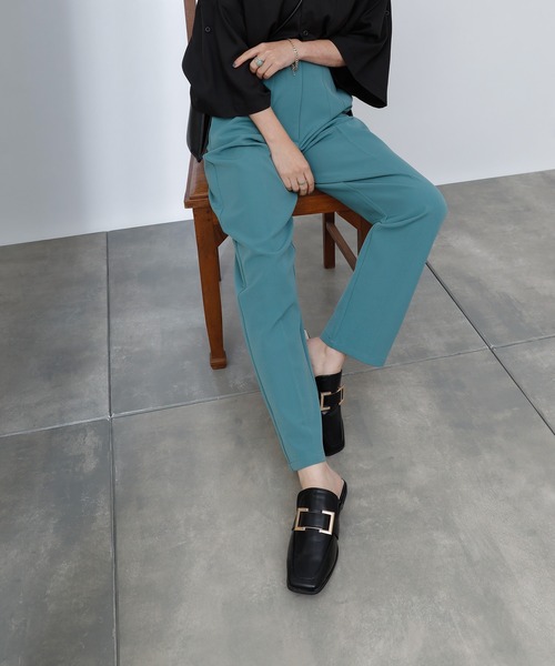 COLONY 2139（コロニートゥーワンスリーナイン）の「ストレッチイージーケアパンツ(テーパード)（その他パンツ・レディース・ブラック/グリーン/ブルー/パープル/チャコールグレー・SMALL/MEDIUM/LARGE）」の20枚目の写真