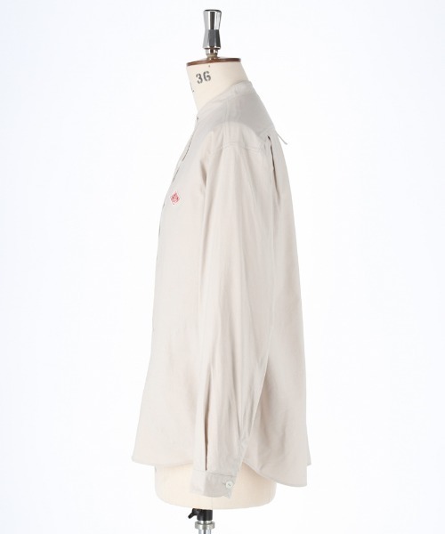 DANTON　コットン素材バンドカラー長袖シャツ　Size36 楽天市場】【正規取扱店】 ダントン バンドカラーシャツL/S