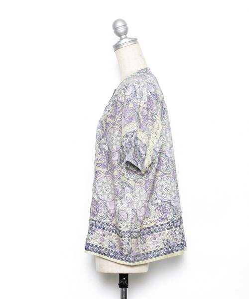 AS KNOW AS PINKY（アズノゥアズピンキー）の「インドへ渡ってシャツブラウス（シャツ/ブラウス・レディース・グリーン系/ネイビー系/ピンク系・FREE）」の19枚目の写真